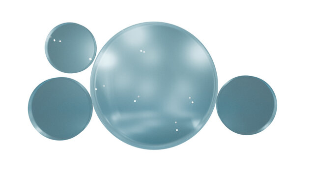 Circle glassmorphism PNG transparent images 