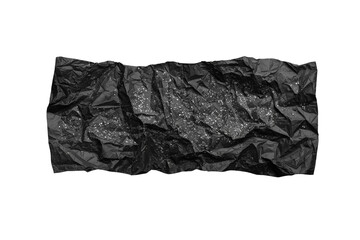 Fototapeta premium Dark crumpled foil rectangle