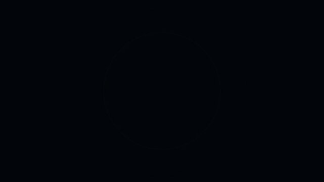 Abstract minimalist background with a subtle glowing circular ring design on black.