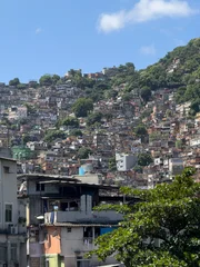 Favela cityscape with colorful buildings © SmallWorldProduction