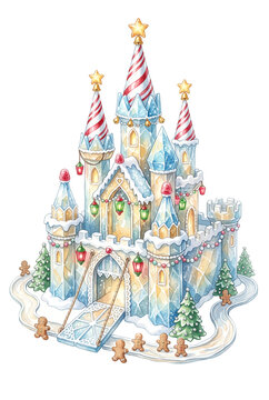 Crystal Candy Christmas Castle.svg