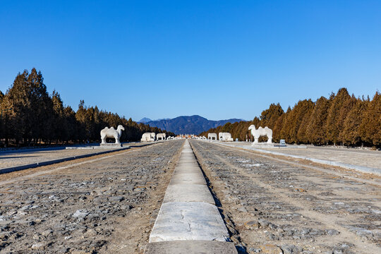 Sacred Stone Statue Path at Qingdongling Mausoleum, Zunhua, Hebei