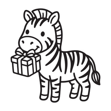 zebra vector illustration art