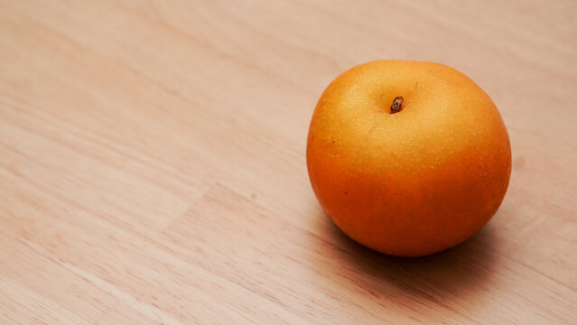 Fresh nashi pear still life