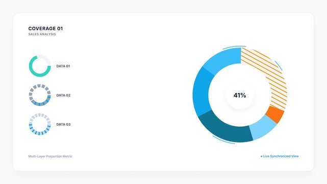 Infographic Data Chart Animation Background