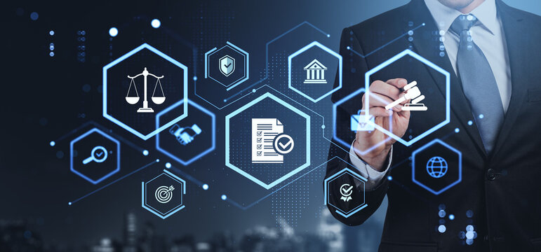 Business compliance and legal risk management with corporate exe