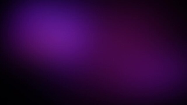 Soft glowing royal purple and amethyst lights drifting on dark background, seamless abstract gradient loop for beauty, fashion and dreamy ambience