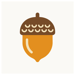 Stylized acorn icon © kasihh
