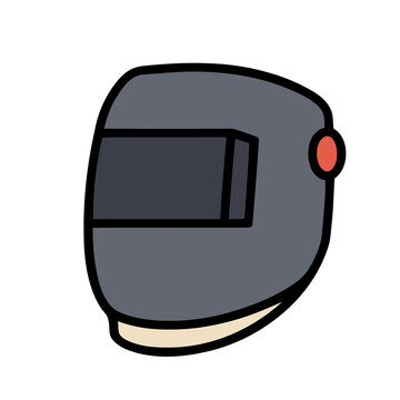 Welding mask icon