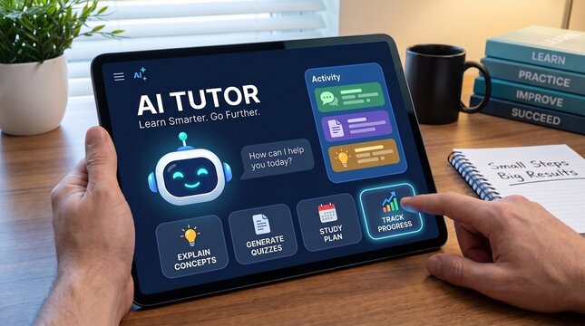 AI Tutor and Personalized Learning Platform for Study Planning, Quiz Creation, Progress Tracking and Student Support
