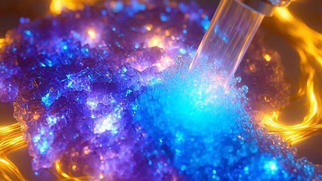 Flow of Energy Inside a Solid-State Battery