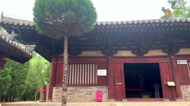 Danyun Temple, a nationally protected cultural relic in Shanxi Province,
