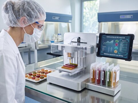 3D Printing Personalized Vitamin Gummies in a Nutrition Laboratory