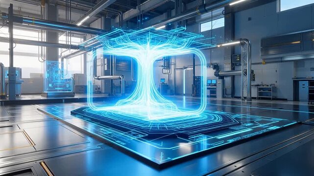 Volumetric Holograms in a Seamless Workshop