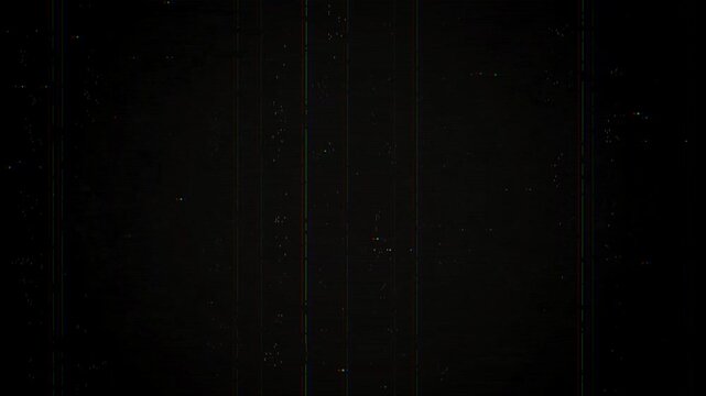 Subtle CRT Monitor Scanlines and Minimal Analog Glitch