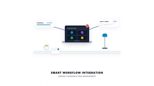 Remote Work Environment with Digital Collaboration and Flexible Workplace