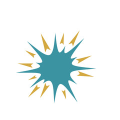 Explosion shape with arrows © pasdar
