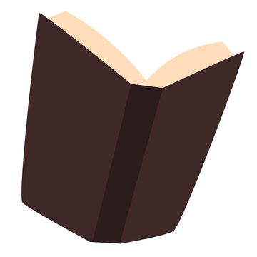 Flying open book spellbook magic grimoire literature fantasy vector illustration