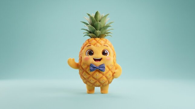 funny cartoon pineapple 