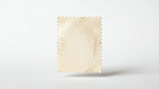 vintage postage stamp frame mockup, blank aged paper postage stamp, retro postage stamp mockup for design