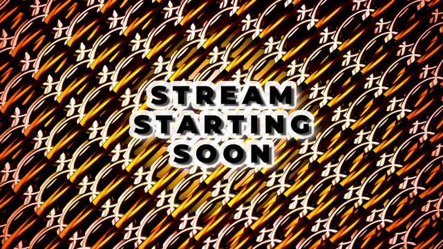 Golden Chain Stream Starting Soon Background Loop