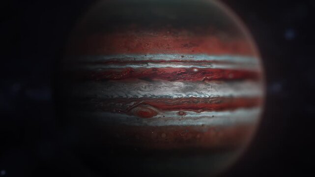Solar System Planets Orbiting in Deep Space
