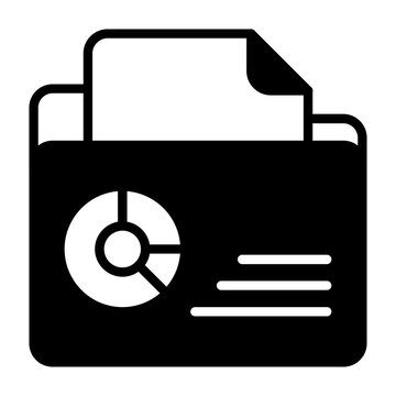 Presentations Folder Vector Icon