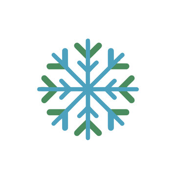 Stylized snowflake icon