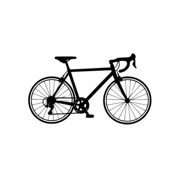 bicycle fixie vector black