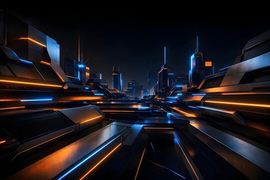 sfondo futuristico wallpaper cyberpunk