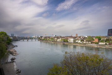 Fototapeta premium Basel is a city located on the banks of the Rhine, in northwestern Switzerland.