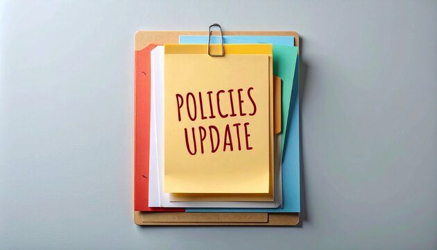 policies update text
