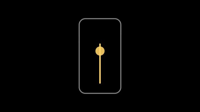 Swipe Up Doodle Prompt Animation on Phone Screen for Video Editing and Graphic Works