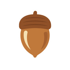 Brown acorn with cap © helmi