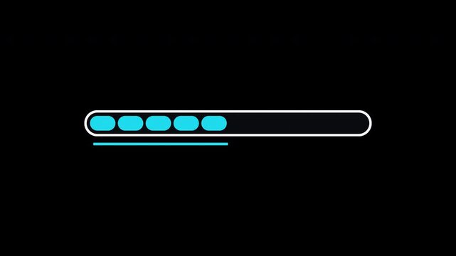 数字を使わず分割バーと連続線で残り時間を示す10秒カウントダウンの背景透過アニメーション