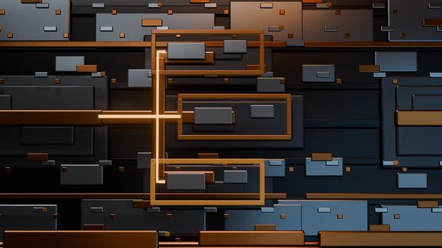 Branching Copper Power Distribution Across Semiconductor Tiles