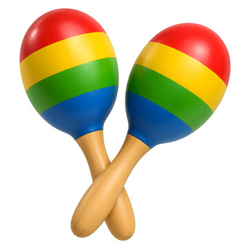 Colorful Maracas
