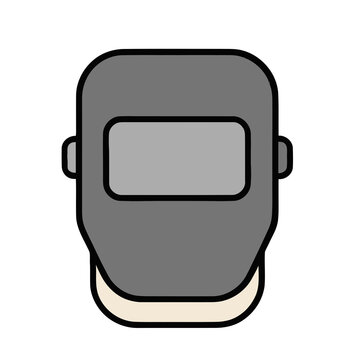 Welding mask icon