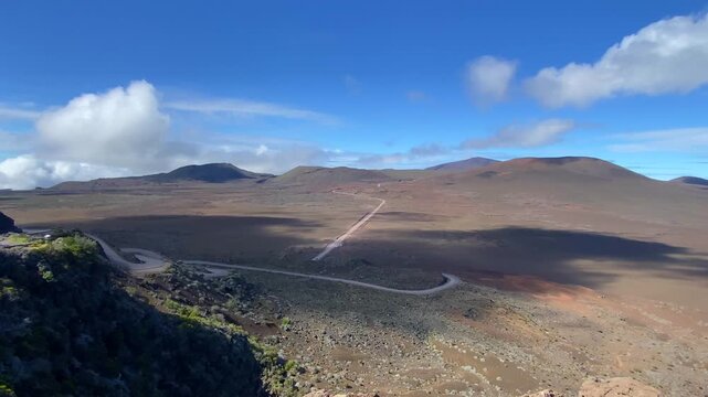On the road to Piton de la Fournaise volcano, Anse Reunion, La Digue, Seychelles