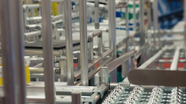 E-commerce fulfillment center powered by artificial intelligence and robotics.