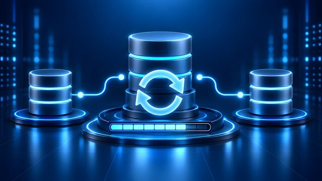 Database Server Synchronization and Data Backup Process Across Cloud Infrastructure Network