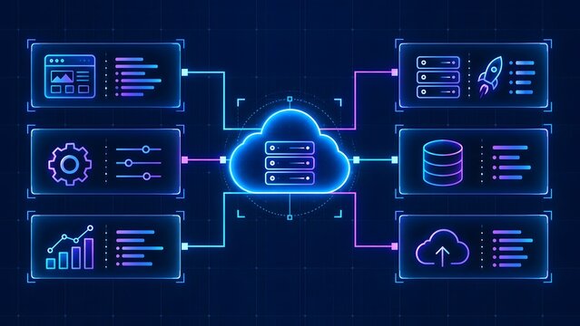 Cloud Computing Ecosystem and System Integration Dashboard with Software Modules