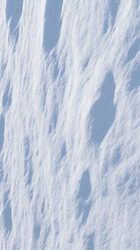 Pristine White Snow Field Texture Background