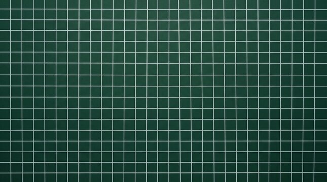 Dark Green Graph Paper Grid Background