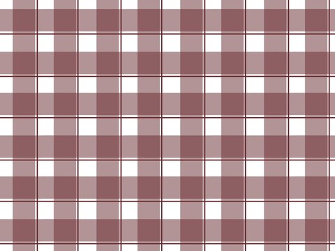 seamless gingham check pattern in a deep maroon and white palette