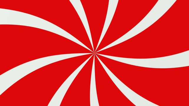 Abstract background featuring a vibrant red and white swirling sunburst pattern with curved radial lines