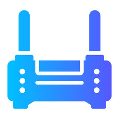 Obraz premium router gradient icon