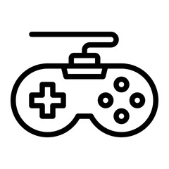 game controller line icon © afif