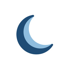 Crescent moon icon © narrio