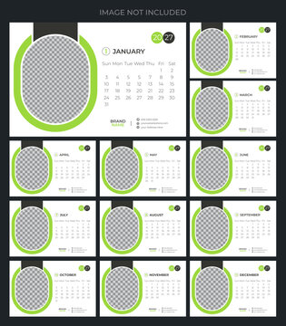 2027 Travel agency business Calendar Design 